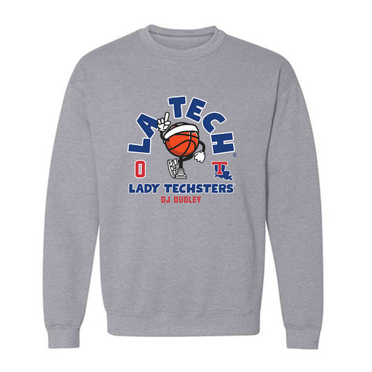 LA Tech - NCAA Men's Basketball : DJ Dudley - Fashion Shersey Crewneck Sweatshirt-0
