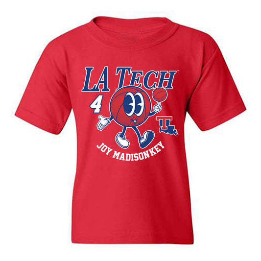 LA Tech - NCAA Women's Basketball : Joy Madison-Key - Fashion Shersey Youth T-Shirt-0