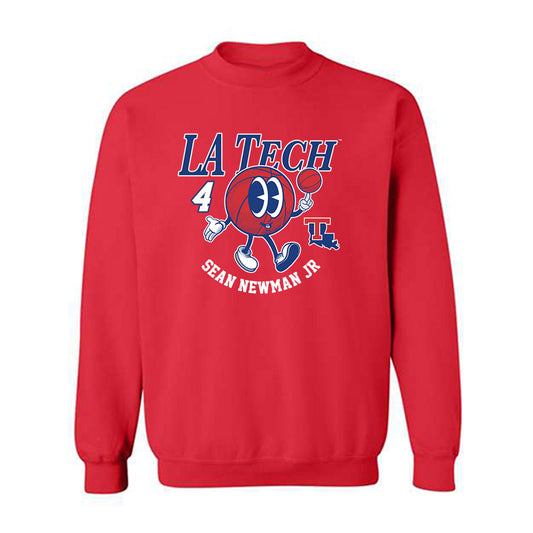 LA Tech - NCAA Men's Basketball : Sean Newman Jr - Fashion Shersey Crewneck Sweatshirt