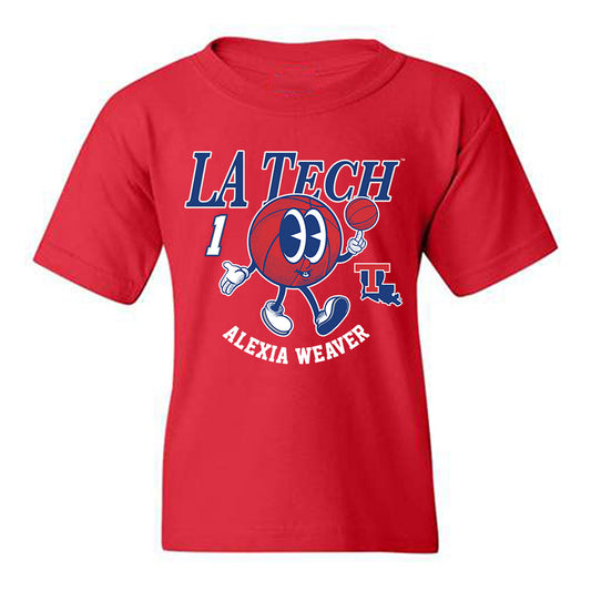 LA Tech - NCAA Women's Basketball : Alexia Weaver - Fashion Shersey Youth T-Shirt-0