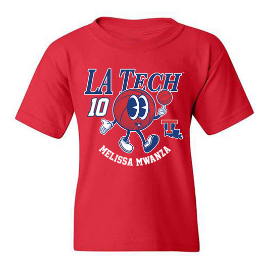 LA Tech - NCAA Women's Basketball : Melissa Mwanza - Fashion Shersey Youth T-Shirt-0
