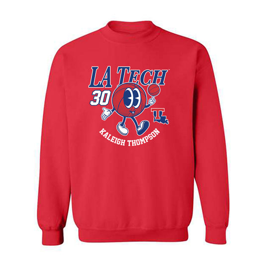 LA Tech - NCAA Women's Basketball : Kaleigh Thompson - Fashion Shersey Crewneck Sweatshirt-0