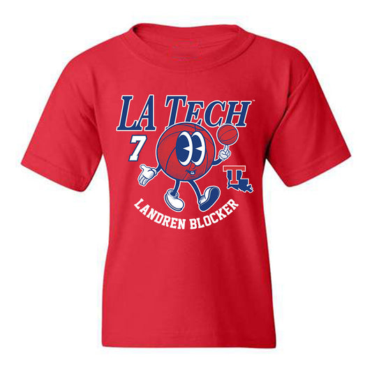 LA Tech - NCAA Men's Basketball : Landren Blocker - Fashion Shersey Youth T-Shirt