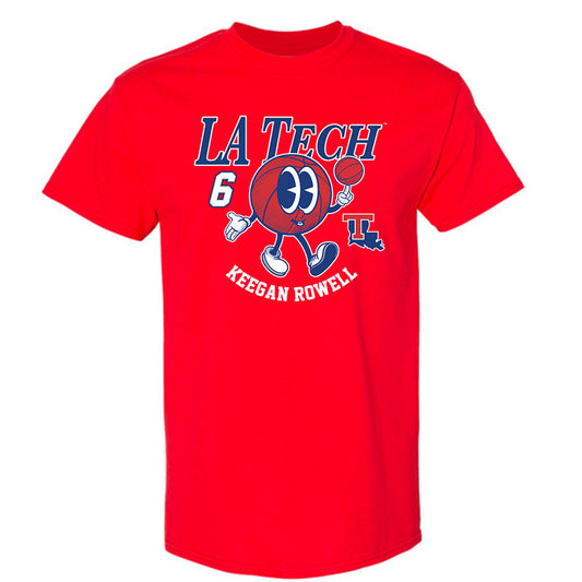 LA Tech - NCAA Men's Basketball : Keegan Rowell - Fashion Shersey T-Shirt-0