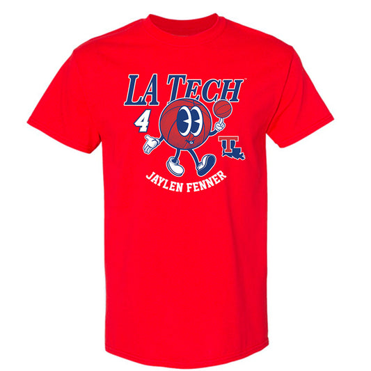 LA Tech - NCAA Men's Basketball : Jaylen Fenner - Fashion Shersey T-Shirt-0