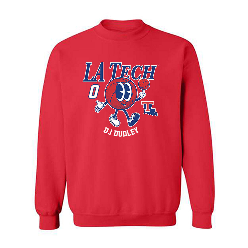 LA Tech - NCAA Men's Basketball : DJ Dudley - Fashion Shersey Crewneck Sweatshirt-0