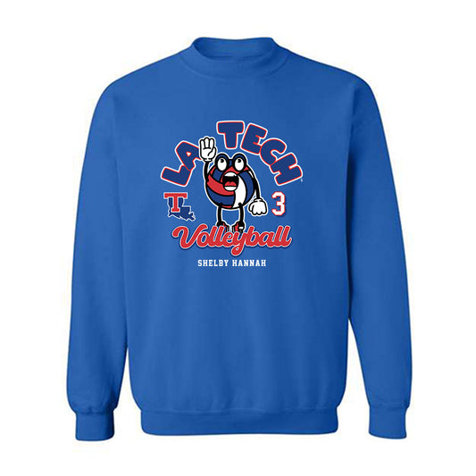 LA Tech - NCAA Women's Volleyball : Shelby Hannah - Fashion Shersey Crewneck Sweatshirt-0