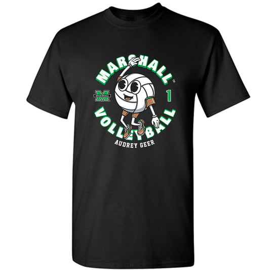 Marshall - NCAA Women's Volleyball : Audrey Geer - Fashion Shersey T-Shirt-0