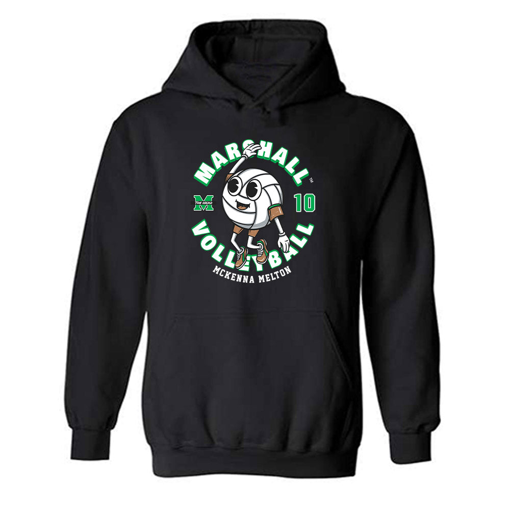 Marshall - NCAA Women's Volleyball : McKenna Melton - Fashion Shersey Hooded Sweatshirt