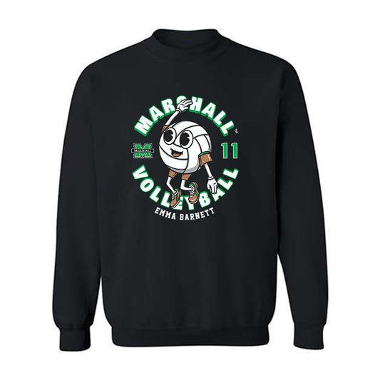 Marshall - NCAA Women's Volleyball : Emma Barnett - Fashion Shersey Crewneck Sweatshirt-0