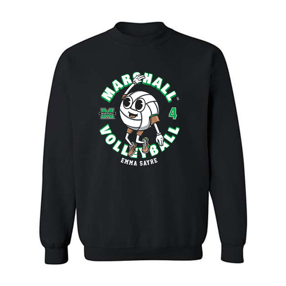 Marshall - NCAA Women's Volleyball : Emma Sayre - Fashion Shersey Crewneck Sweatshirt