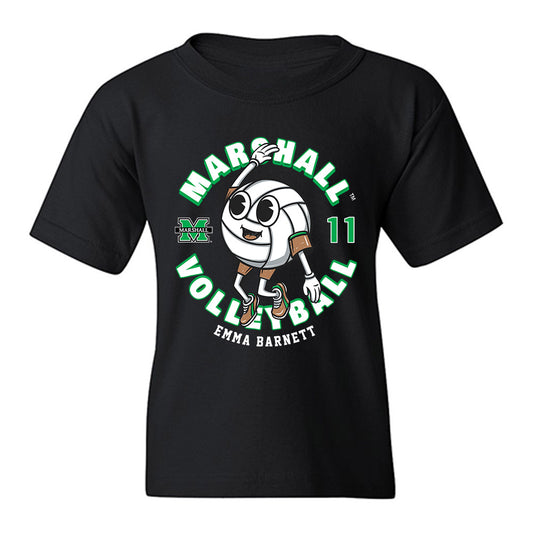 Marshall - NCAA Women's Volleyball : Emma Barnett - Fashion Shersey Youth T-Shirt-0