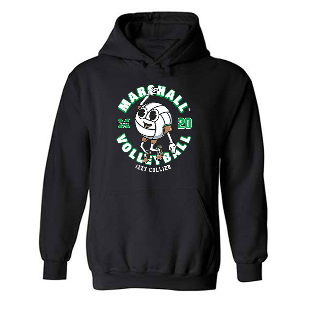 Marshall - NCAA Women's Volleyball : Izzy Collier - Fashion Shersey Hooded Sweatshirt