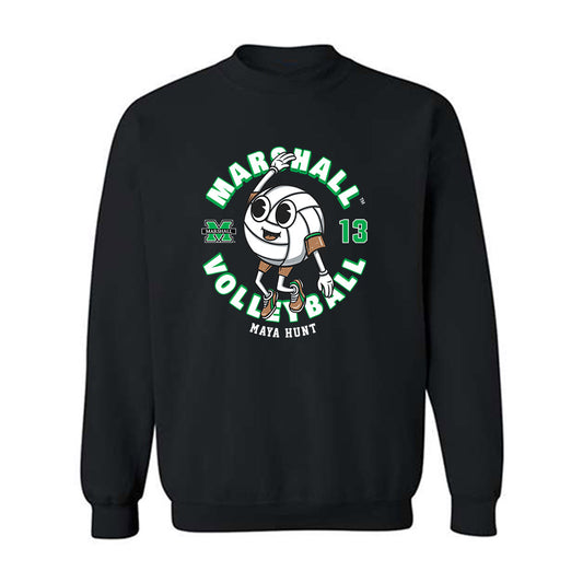 Marshall - NCAA Women's Volleyball : Maya Hunt - Fashion Shersey Crewneck Sweatshirt