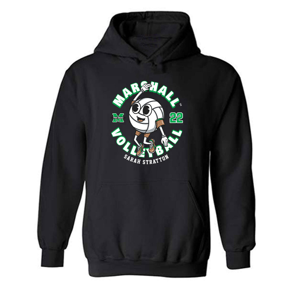 Marshall - NCAA Women's Volleyball : Sarah Stratton - Fashion Shersey Hooded Sweatshirt