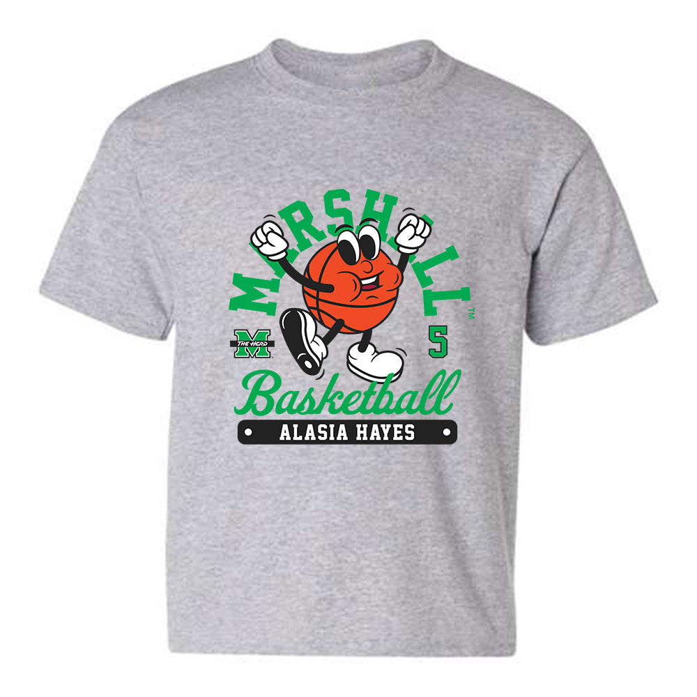 Marshall - NCAA Women's Basketball : Alasia Hayes - Youth T-Shirt Fashion Shersey