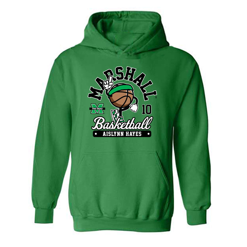 Marshall - NCAA Women's Basketball : Aislynn Hayes - Hooded Sweatshirt Fashion Shersey