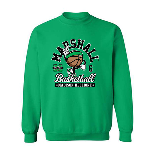 Marshall - NCAA Women's Basketball : Madison Kellione - Fashion Shersey Crewneck Sweatshirt