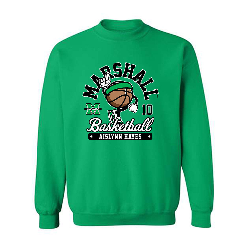 Marshall - NCAA Women's Basketball : Aislynn Hayes - Crewneck Sweatshirt Fashion Shersey