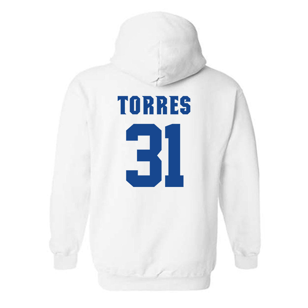 Seton Hall - NCAA Baseball : Jayson Torres - Replica Shersey Hooded Sweatshirt-1