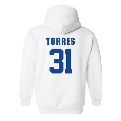 Seton Hall - NCAA Baseball : Jayson Torres - Replica Shersey Hooded Sweatshirt-1