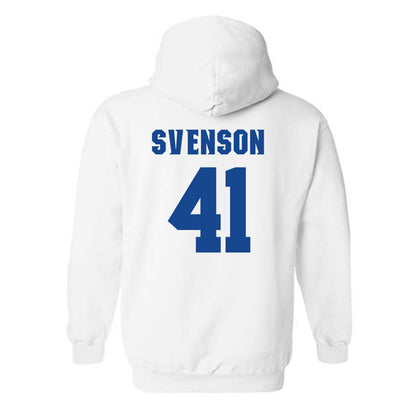 Seton Hall - NCAA Baseball : Steven Svenson - Replica Shersey Hooded Sweatshirt-1