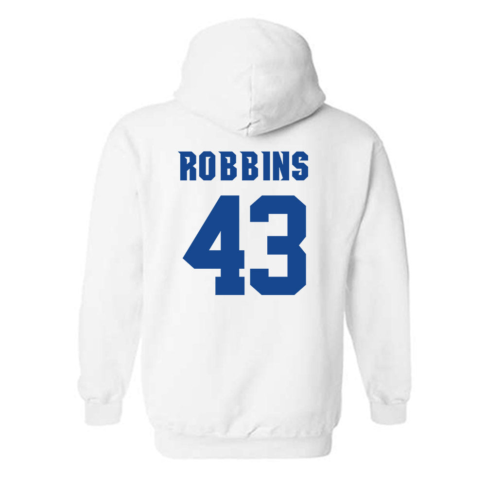 Seton Hall - NCAA Baseball : Aiden Robbins - Replica Shersey Hooded Sweatshirt
