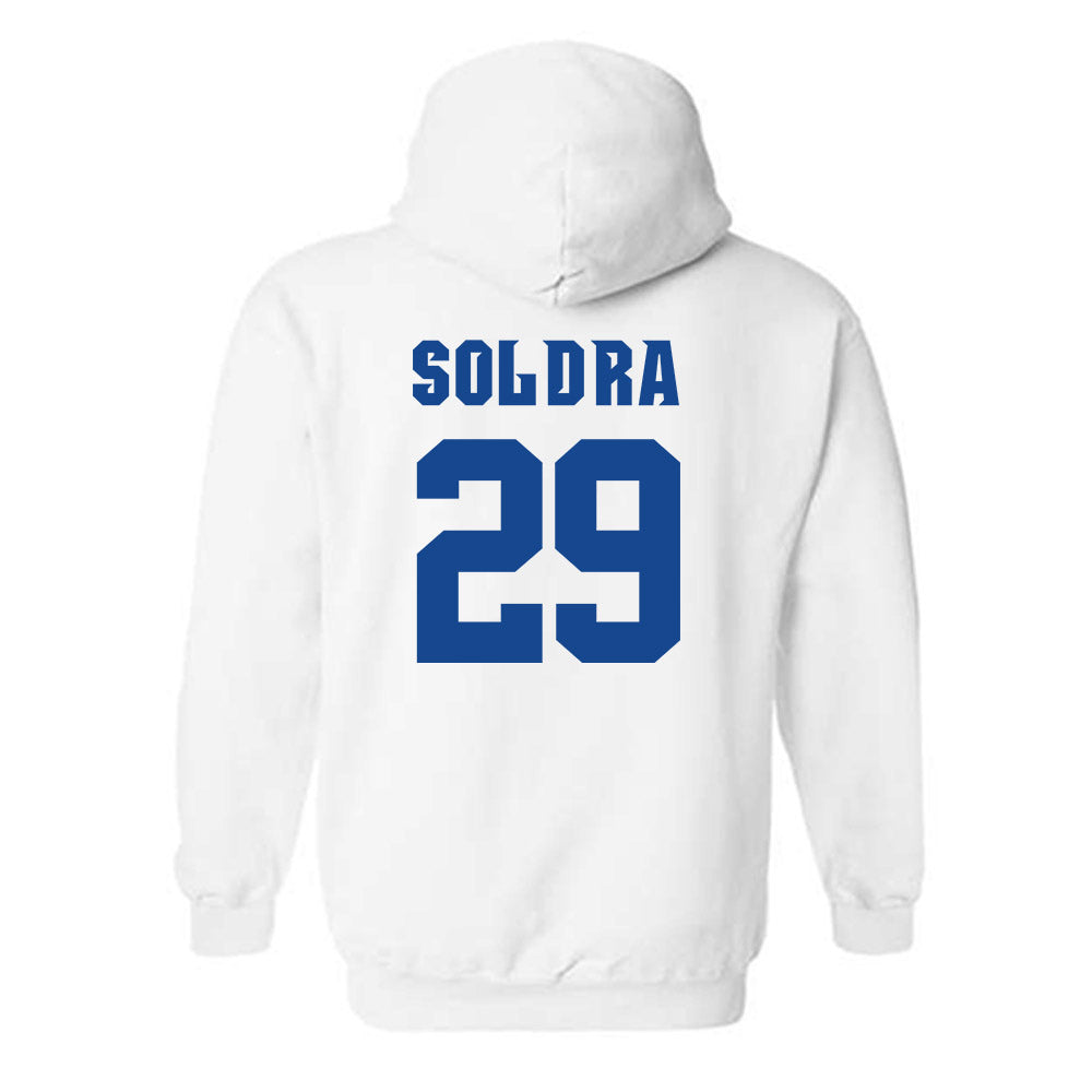 Seton Hall - NCAA Baseball : AJ Soldra - Replica Shersey Hooded Sweatshirt-1