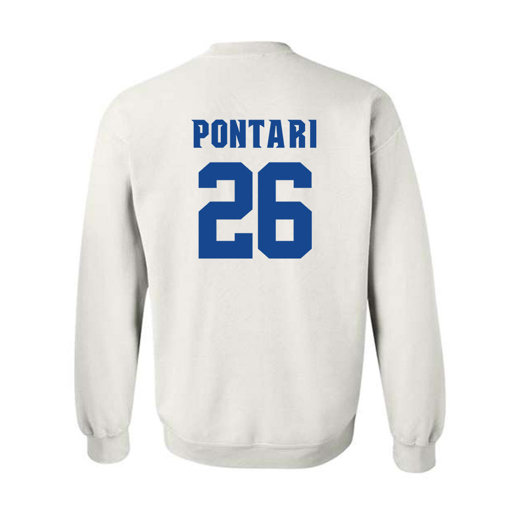Seton Hall - NCAA Baseball : Matt Pontari - Replica Shersey Crewneck Sweatshirt-1