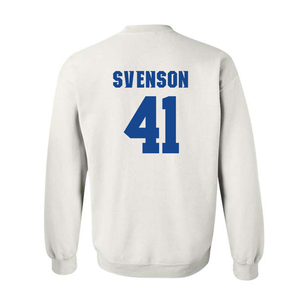 Seton Hall - NCAA Baseball : Steven Svenson - Replica Shersey Crewneck Sweatshirt-1