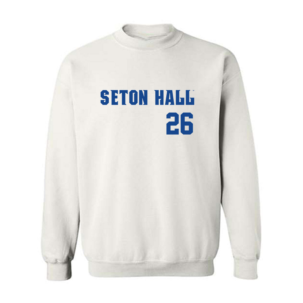 Seton Hall - NCAA Baseball : Matt Pontari - Replica Shersey Crewneck Sweatshirt-0