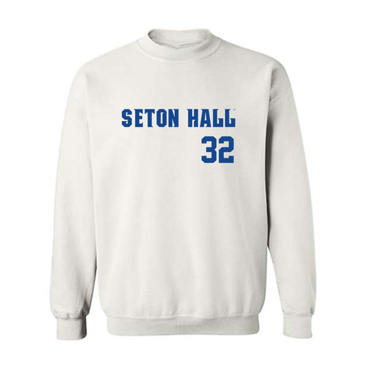 Seton Hall - NCAA Baseball : Frank Scrivanic - Replica Shersey Crewneck Sweatshirt-0
