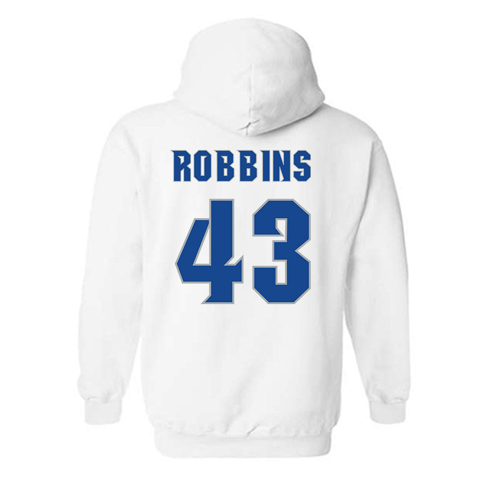 Seton Hall - NCAA Baseball : Aiden Robbins - Replica Shersey Hooded Sweatshirt