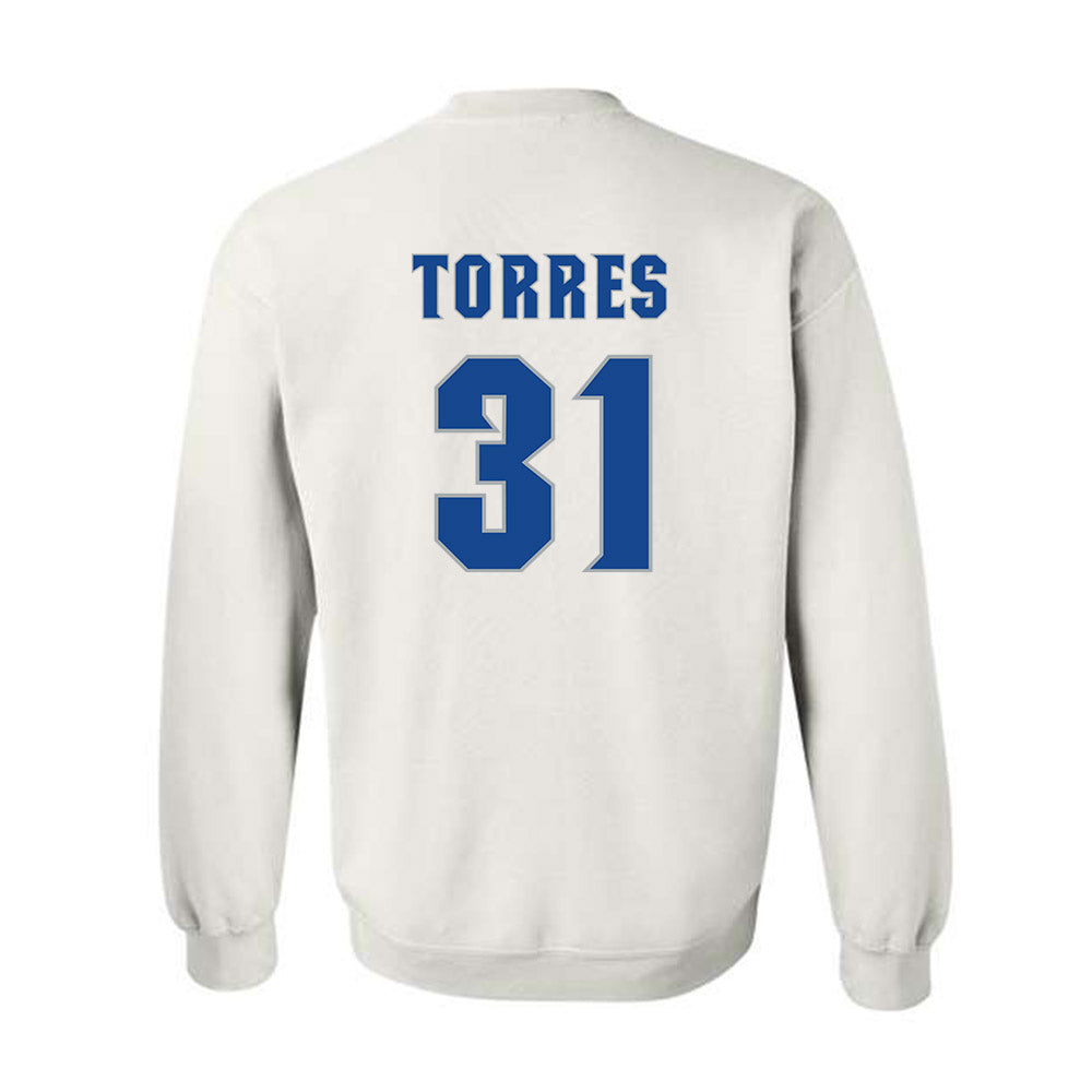 Seton Hall - NCAA Baseball : Jayson Torres - Replica Shersey Crewneck Sweatshirt-1