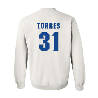 Seton Hall - NCAA Baseball : Jayson Torres - Replica Shersey Crewneck Sweatshirt-1