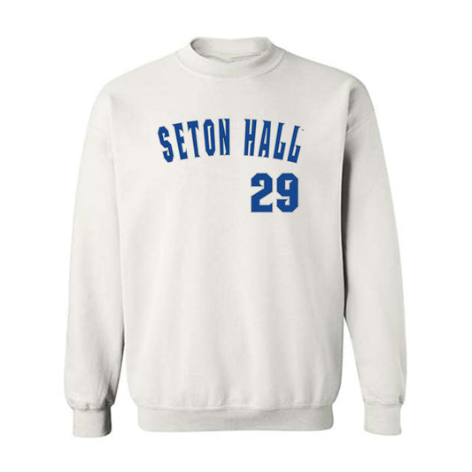 Seton Hall - NCAA Baseball : AJ Soldra - Replica Shersey Crewneck Sweatshirt-0