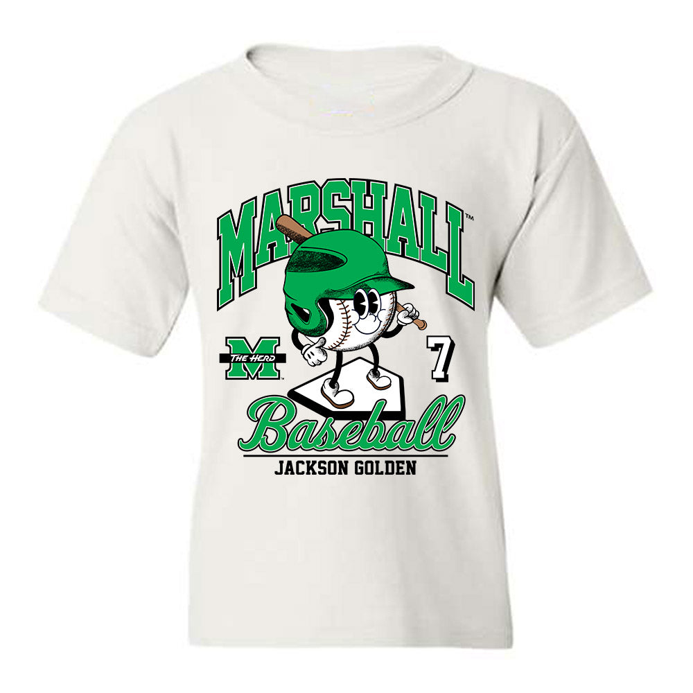 Marshall - NCAA Baseball : Jackson Golden - Fashion Shersey Youth T-Shirt