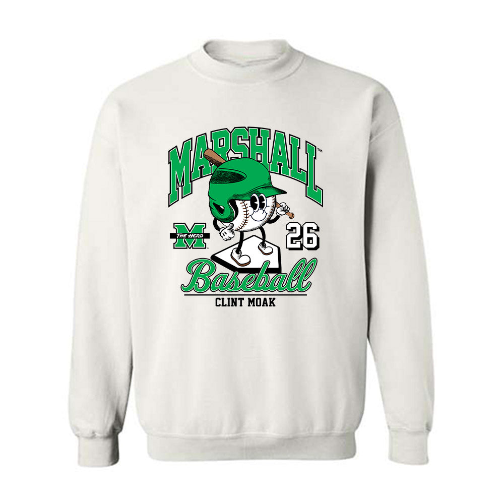 Marshall - NCAA Baseball : Clint Moak - Fashion Shersey Crewneck Sweatshirt