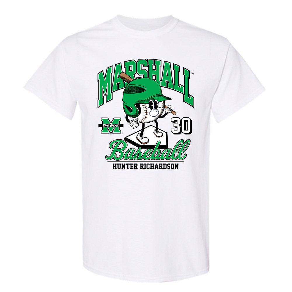 Marshall - NCAA Baseball : Hunter Richardson - Fashion Shersey T-Shirt-0