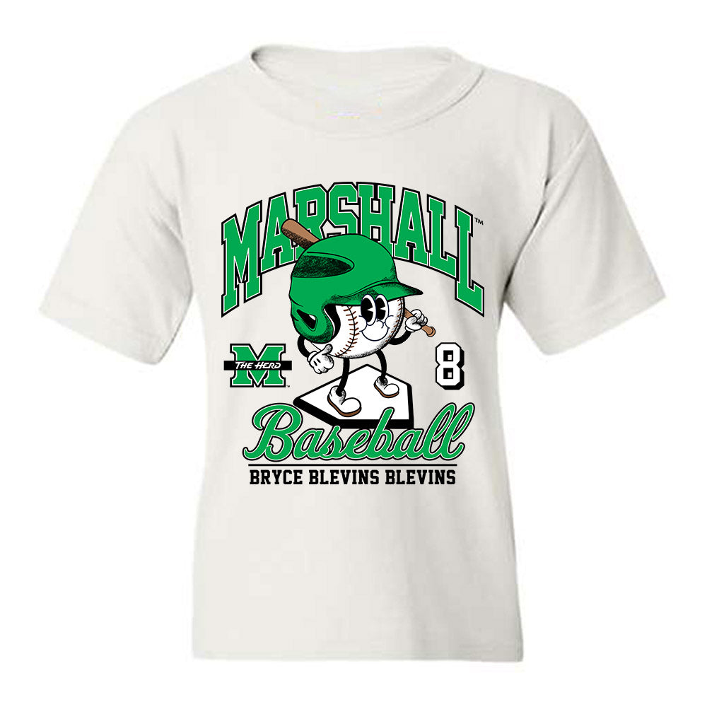 Marshall - NCAA Baseball : Bryce Blevins Blevins - Fashion Shersey Youth T-Shirt-0