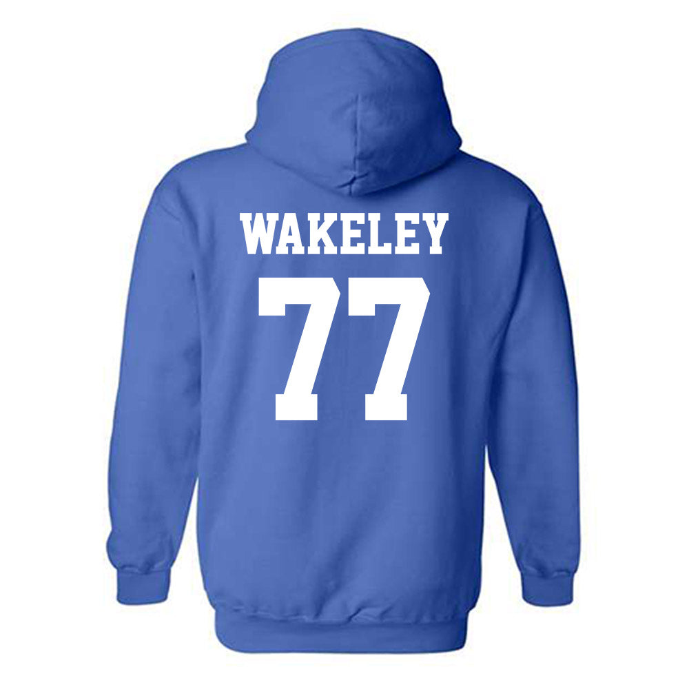Seton Hall - NCAA Softball : Samantha Wakeley - Replica Shersey Hooded Sweatshirt-1