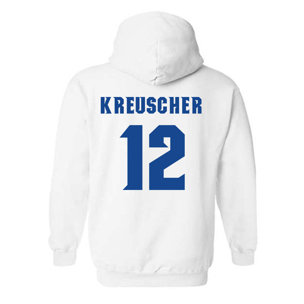 Seton Hall - NCAA Softball : Kyra Kreuscher - Replica Shersey Hooded Sweatshirt-1