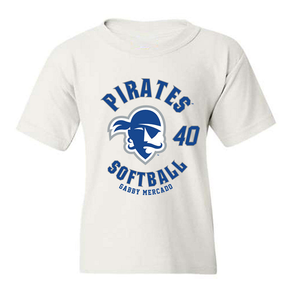 Seton Hall - NCAA Softball : Gabby Mercado - Fashion Shersey Youth T-Shirt-0