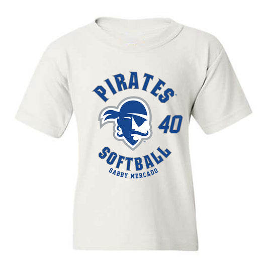 Seton Hall - NCAA Softball : Gabby Mercado - Fashion Shersey Youth T-Shirt-0