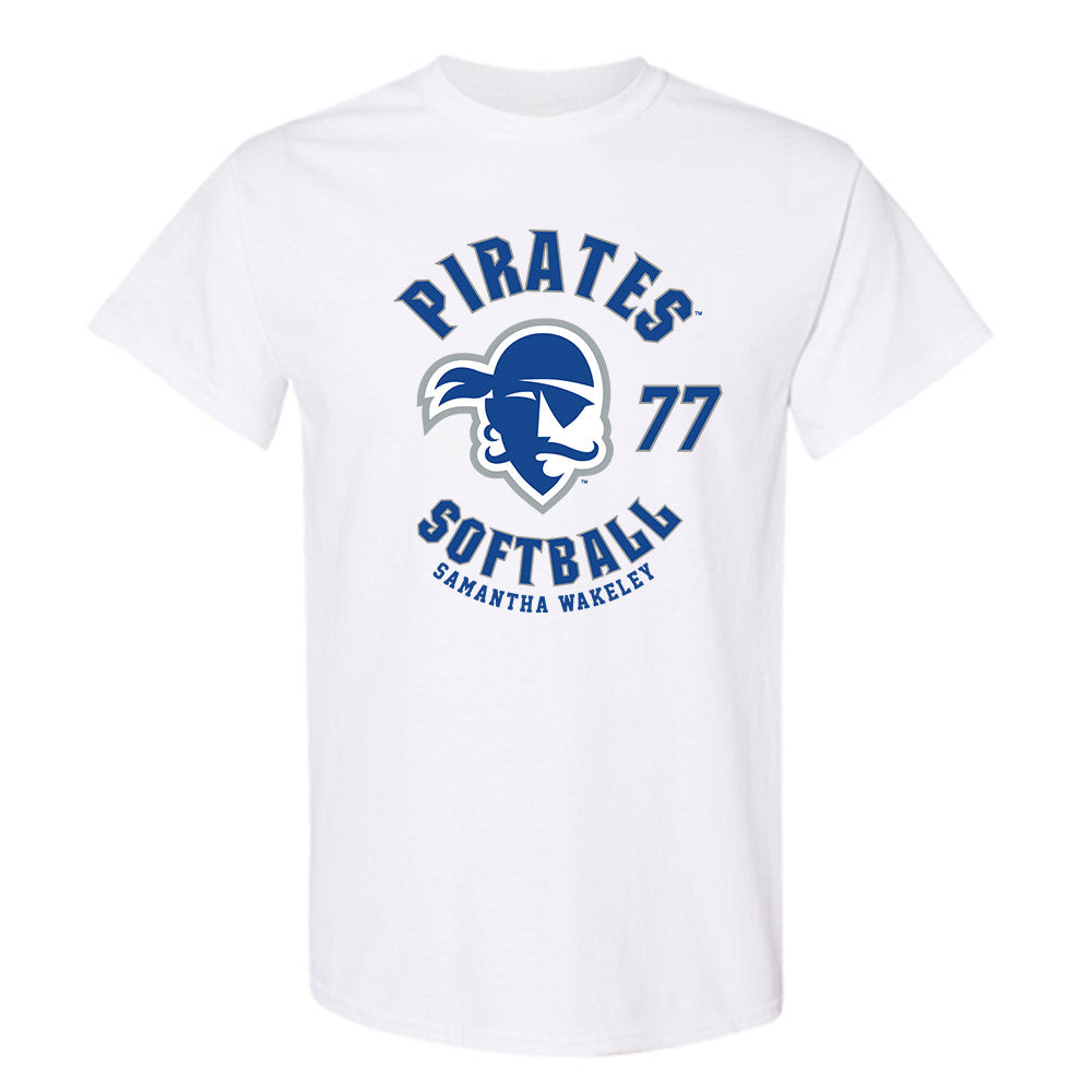 Seton Hall - NCAA Softball : Samantha Wakeley - Fashion Shersey T-Shirt-0