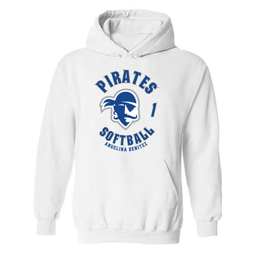 Seton Hall - NCAA Softball : Angelina Benitez - Fashion Shersey Hooded Sweatshirt-0