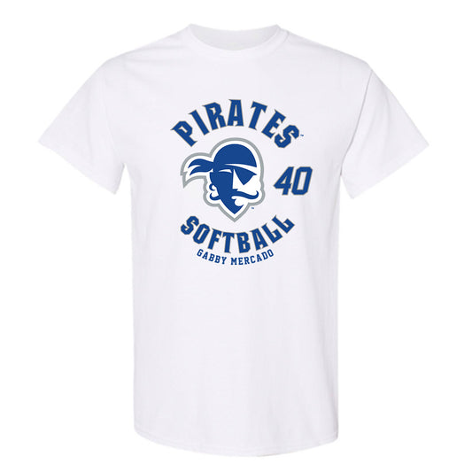 Seton Hall - NCAA Softball : Gabby Mercado - Fashion Shersey T-Shirt-0