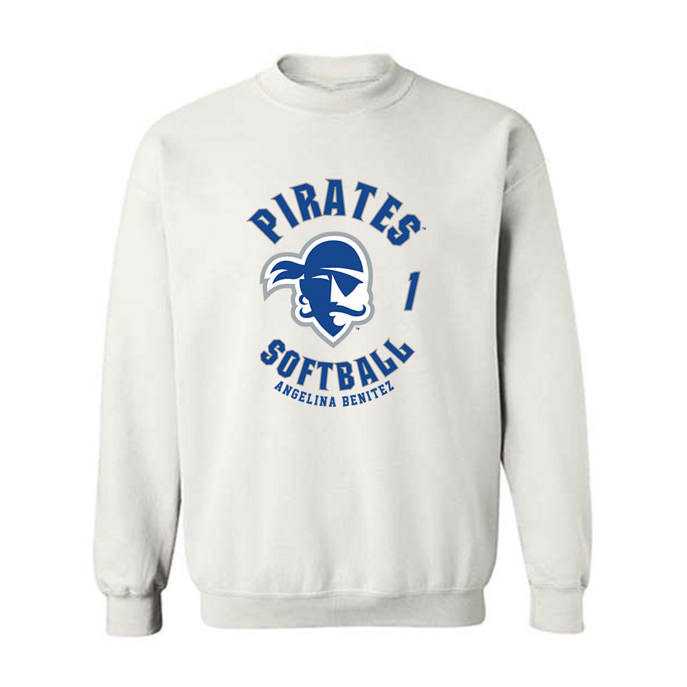 Seton Hall - NCAA Softball : Angelina Benitez - Fashion Shersey Crewneck Sweatshirt-0