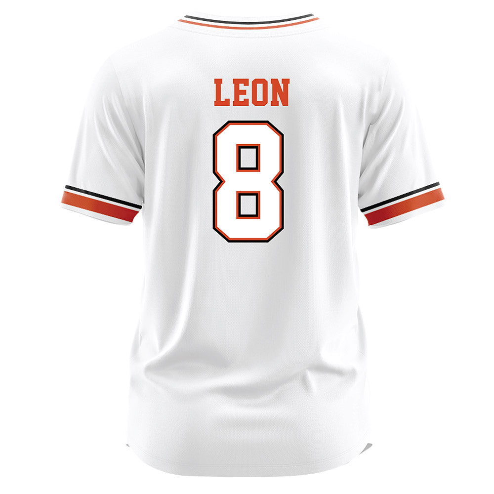 Campbell - NCAA Softball : Megan Leon - White Jersey-1