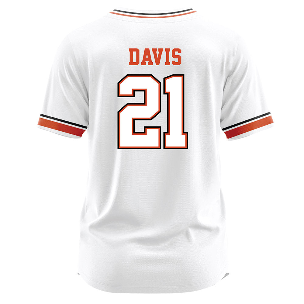 Campbell - NCAA Softball : livie davis - White Jersey-1
